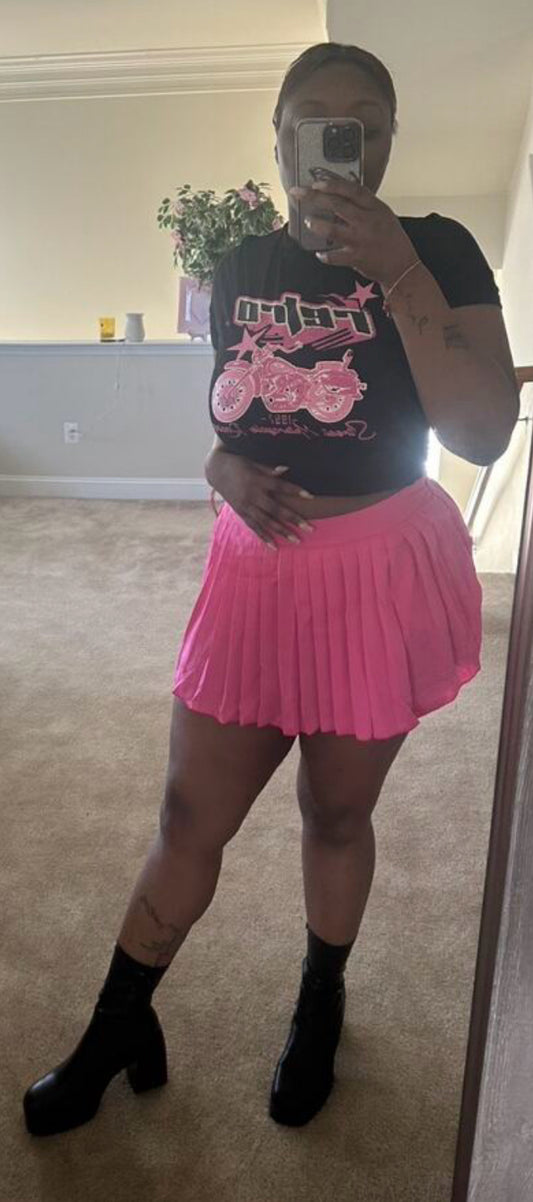 Pleated skirt
