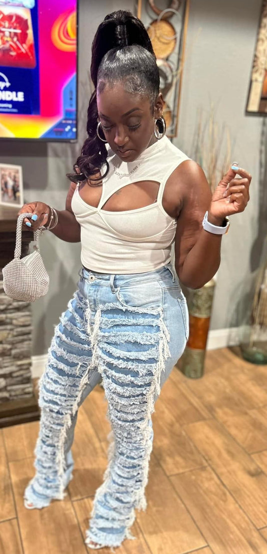 Peekaboo top