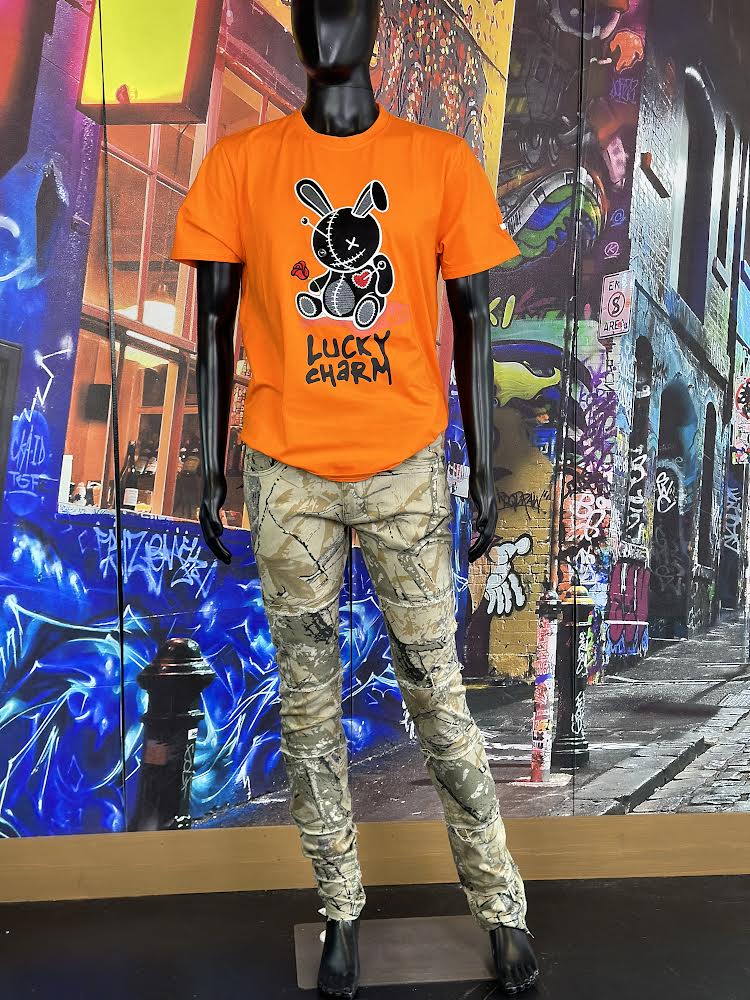 KDNK Hunting Camo Stacked Jeans
