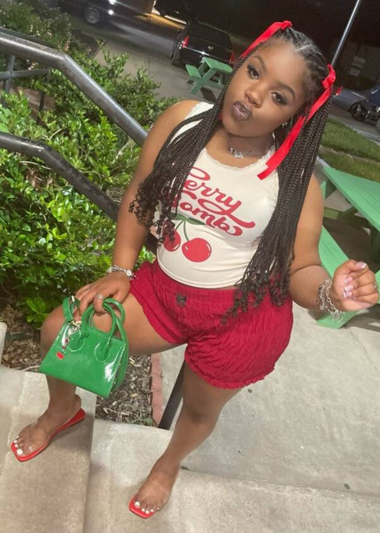 Cherry bomb blouse