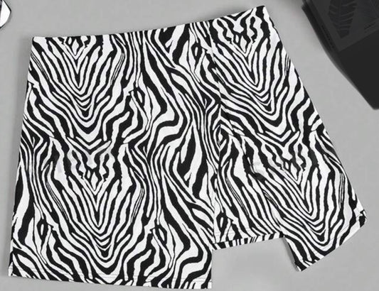Zebra skort