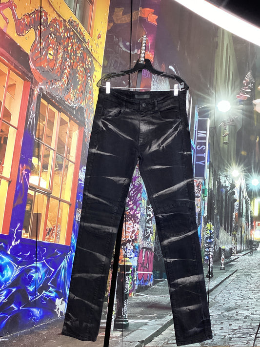 KDNK Black Stacked Jeans