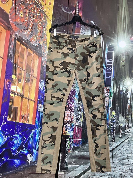 KDNK Camo Stacked Jeans
